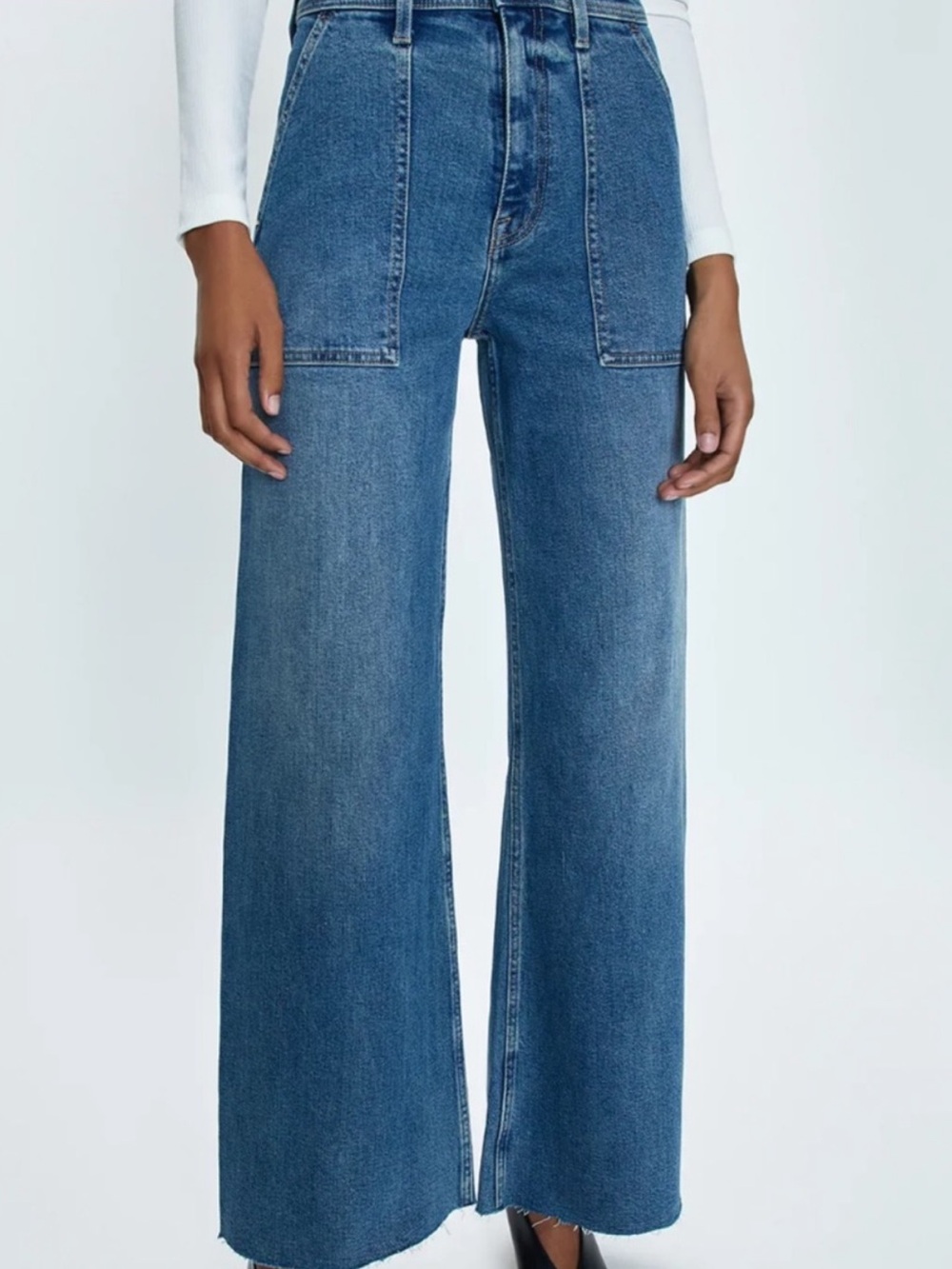 NWOT Pistola Penny High-Rise Wide Leg Canal Wash Jeans